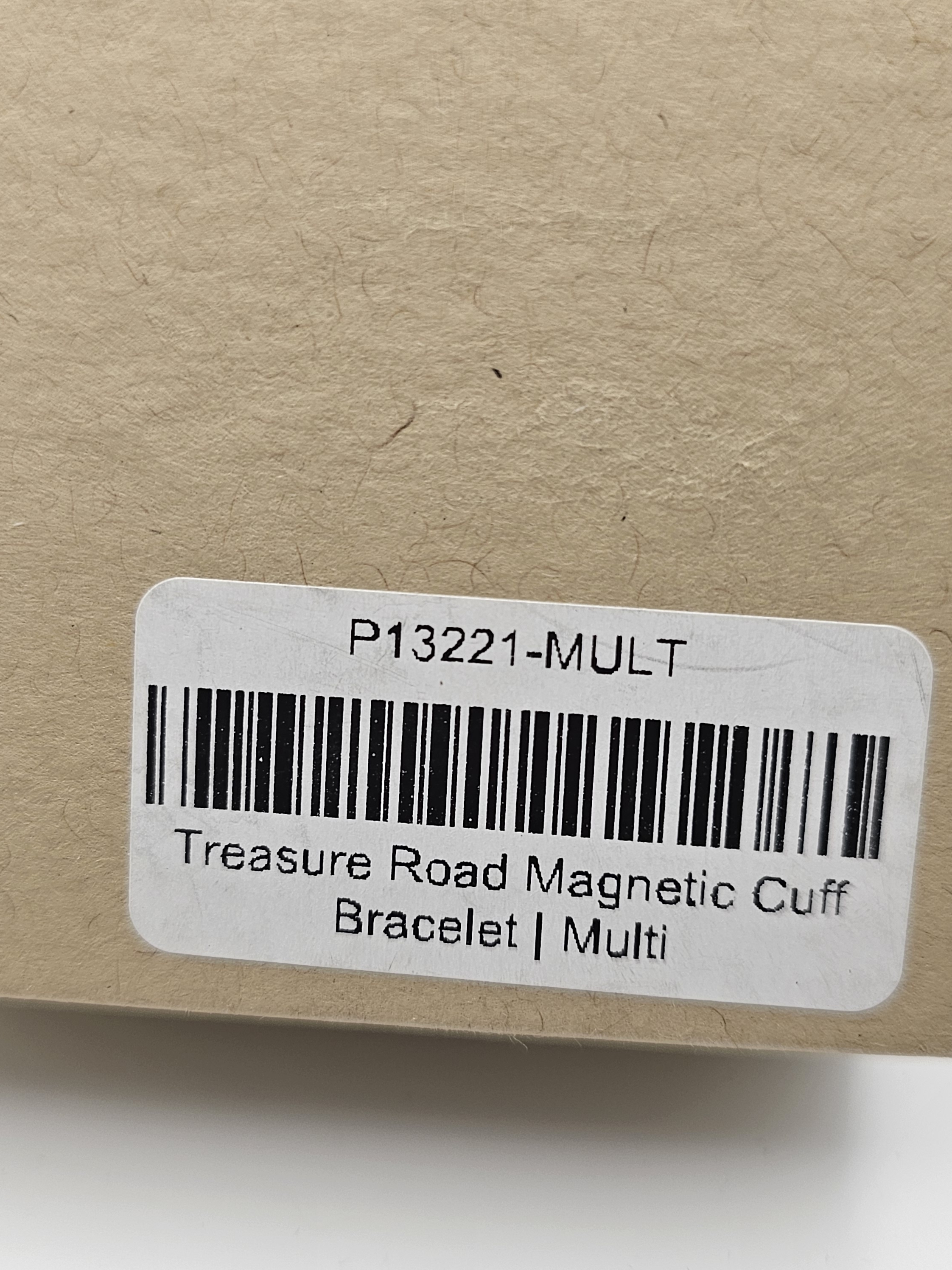 New Petalura "Treasure Road" Magnetic Cuff Bracelet Vegan Leather Various Stones — image 8 of 8